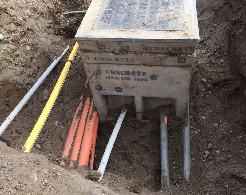 BC Hydro Kiosk Change Out CMH Underground